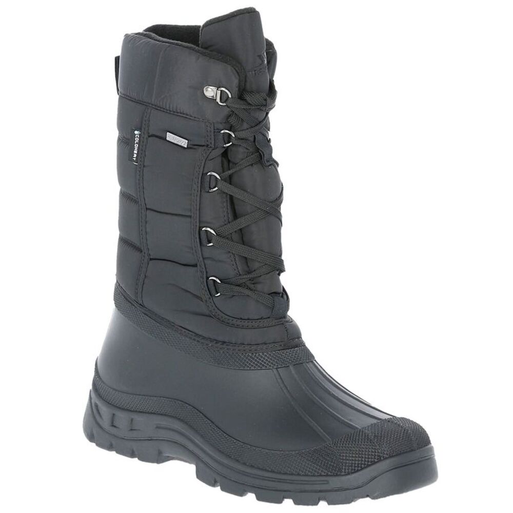 Trespass Mens Straiton II Waterproof Snowboots / Black